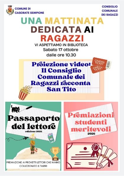Una mattinata dedicata ai ragazzi