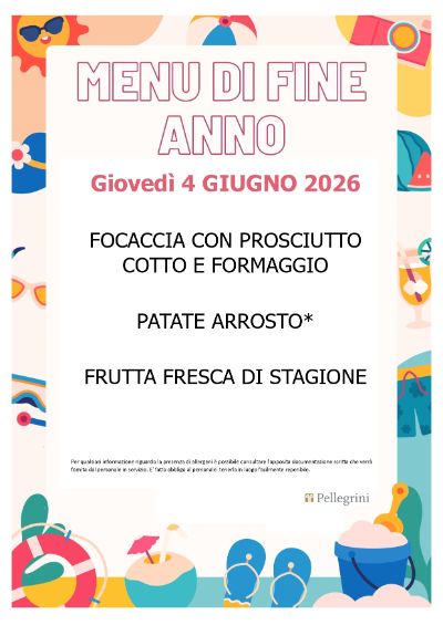 MENU' DI FINE ANNO