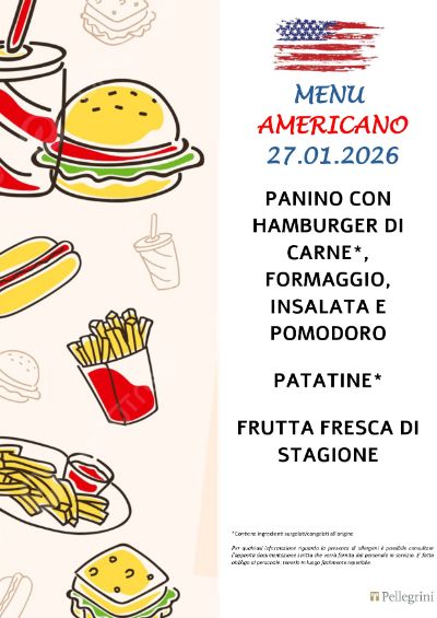 MENU' AMERICANO INFANZIA