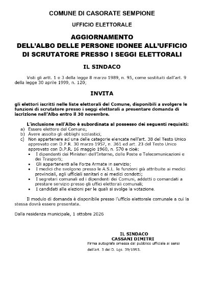 Manifesto scrutatori