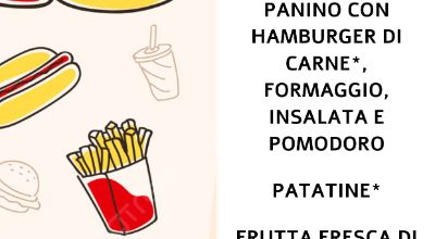 MENU' AMERICANO INFANZIA