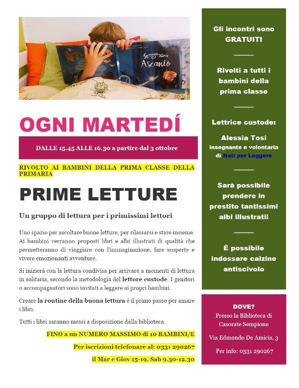 Prime Letture Prime Letture